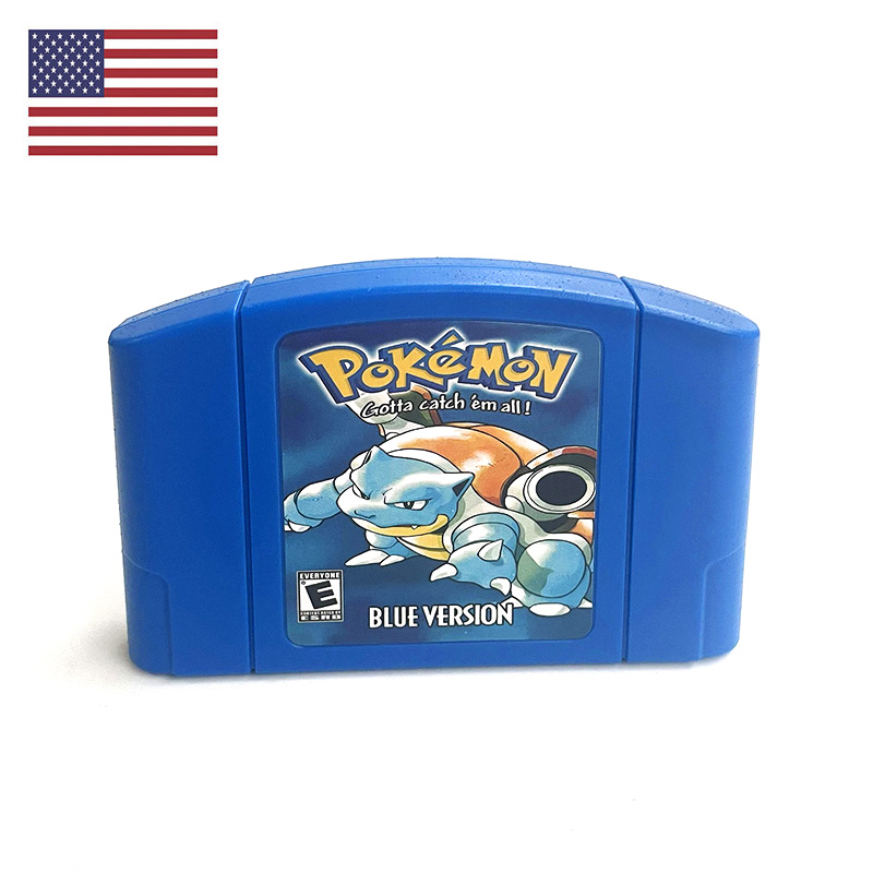 Retro Gaming Video - USA NTSC-Version Englische Pokemon Blue N64