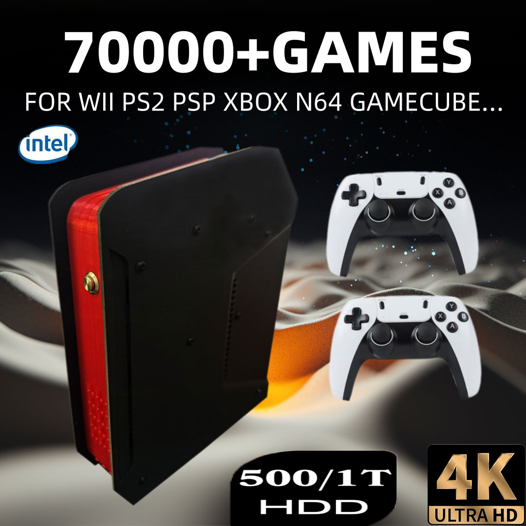 Retro Gaming Us - X4 Retro-Videospielkonsole mit 1T Dual-System und