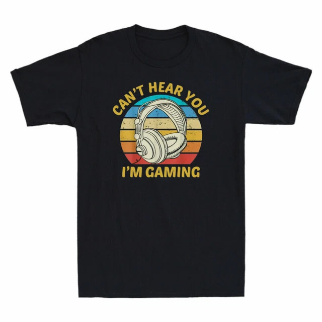 Retro Gaming Us - I'm Gaming Cotton Funny Retro You