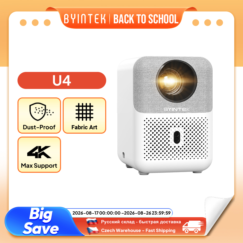 Retro Gaming Projector - BYINTEK Full HD Mini-Projektor U4 LOVE