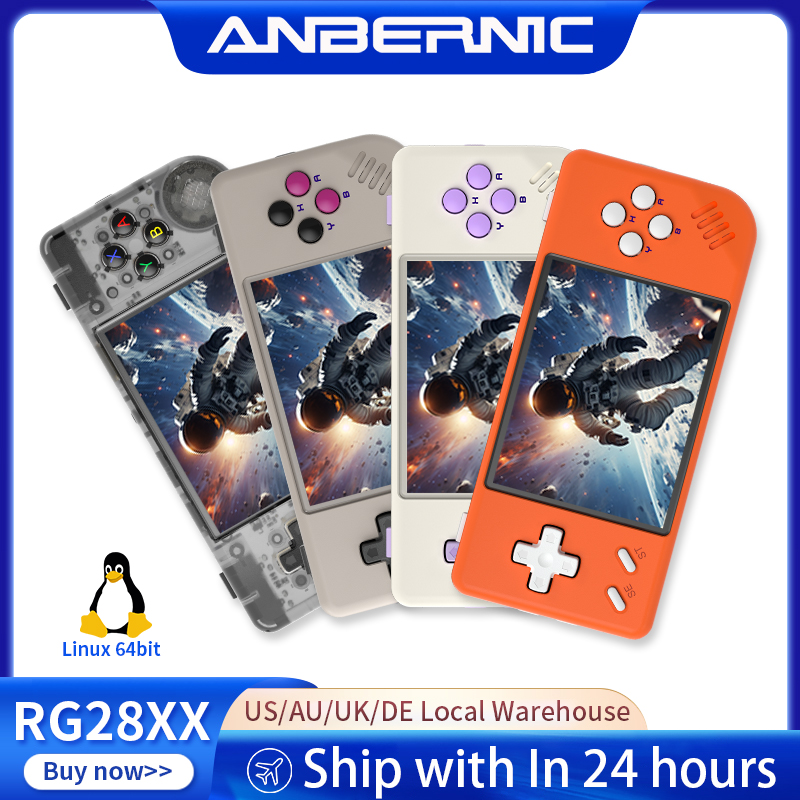 Retro Gaming Arcade Console - ANBERNIC RG28XX Retro Handheld-Spielkonsole Linux 64