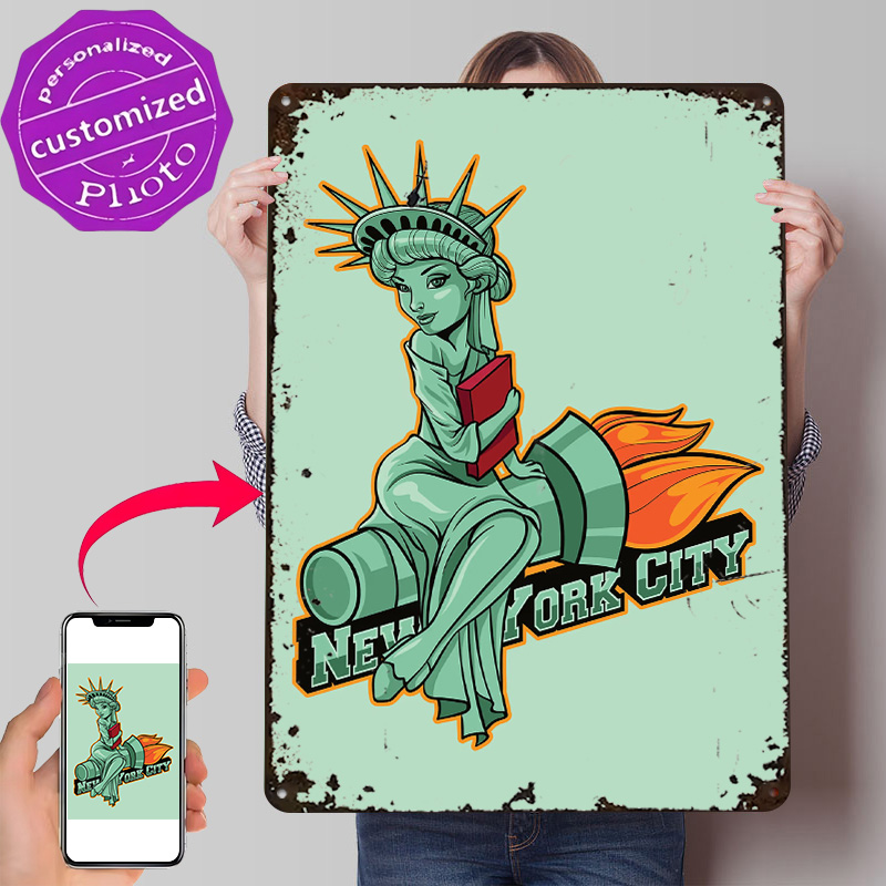 Retro Gaming Icons - NYC City Icon Abzeichen 3D-gedrucktes Textur-Poster
