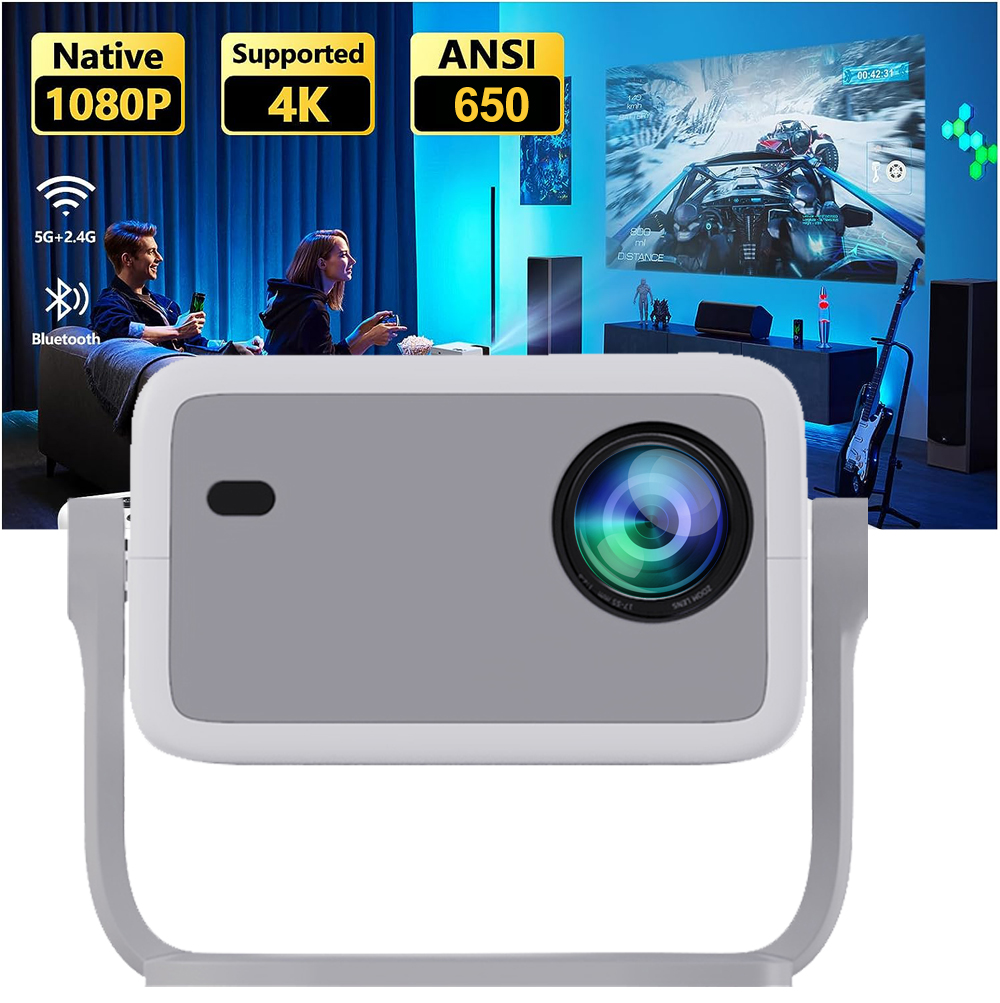 Retro Gaming Projector - WZATCO WL018 Full HD 1080P Projektor