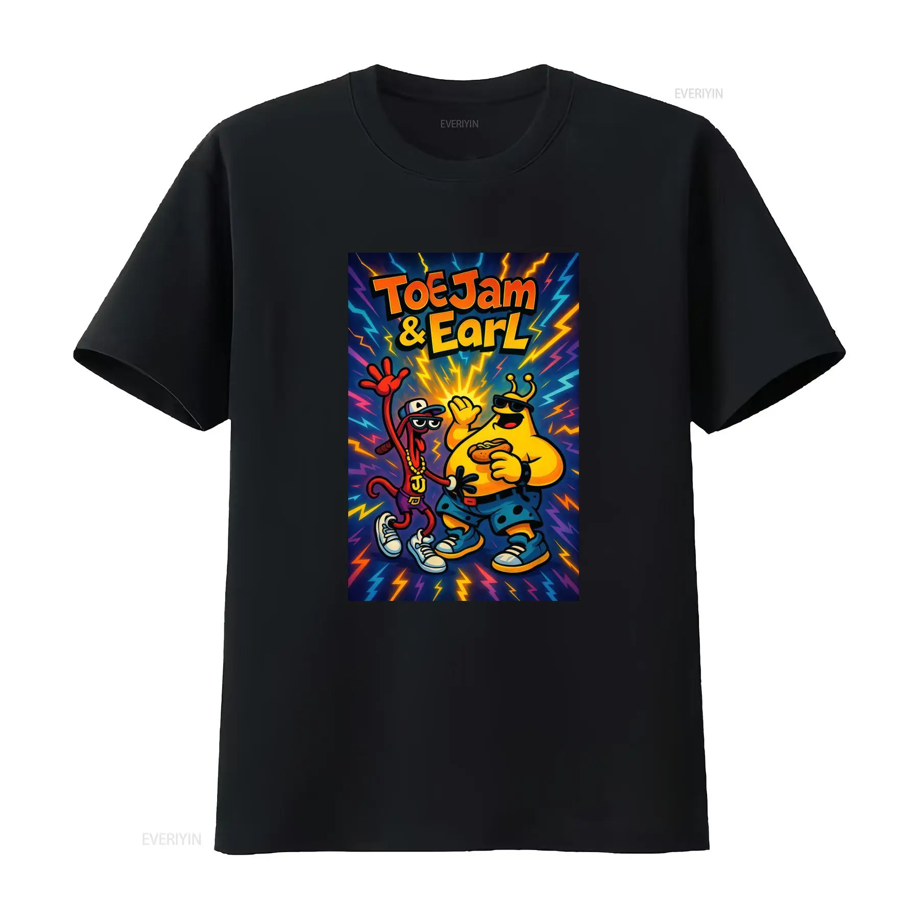 Retro Gaming Icons - Toejam Earl Retro-Videospiel-T-Shirt mit ikonischen Charakteren
