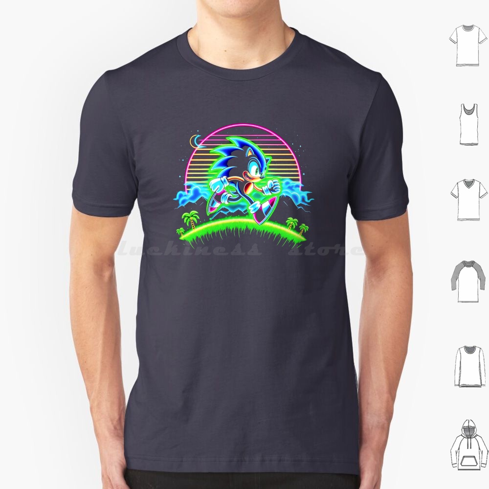 Retro Gaming Icons - Neon T Shirt Männer Frauen Kinder