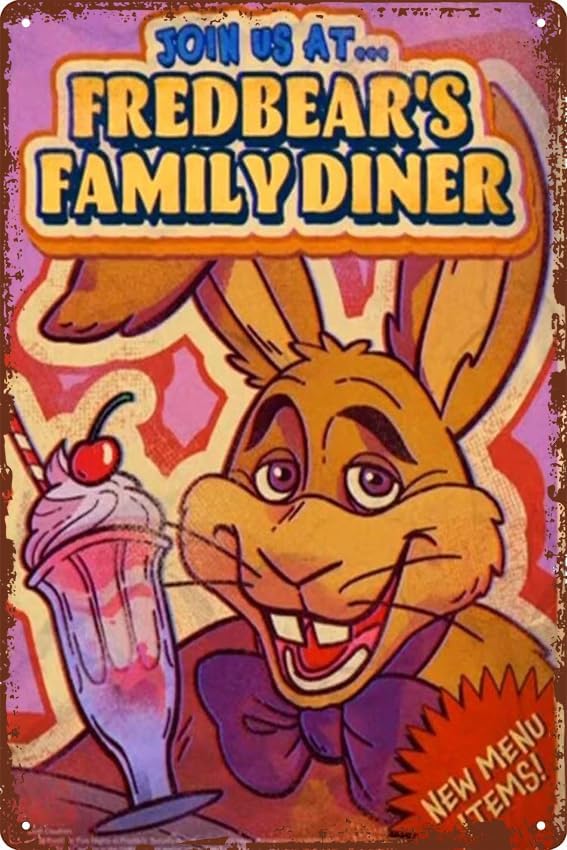 Retro Gaming Us - fnaf-fredbears Familie Diner Pizza 2, Poster,