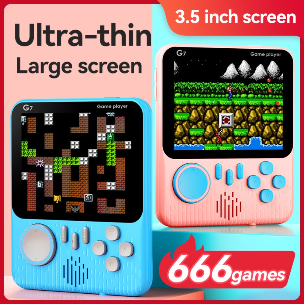 Retro Gaming Cable - G7 Retro Handheld-Spielkonsole, 3,5-Zoll-LCD, 666 Integrierte