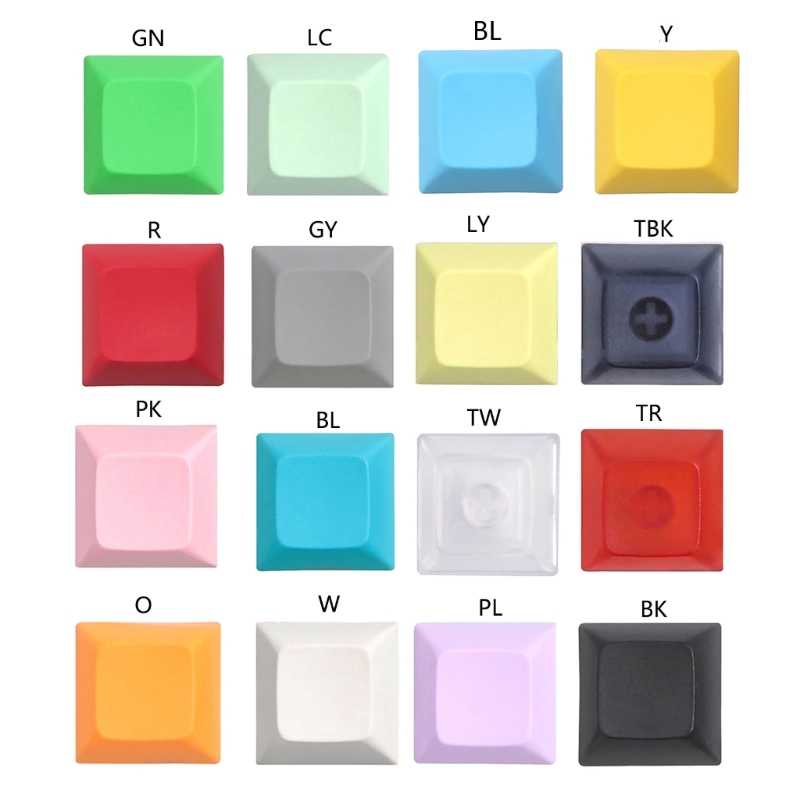 Retro Gaming Keycaps - Dsa 1u Keycap Set pbt leere