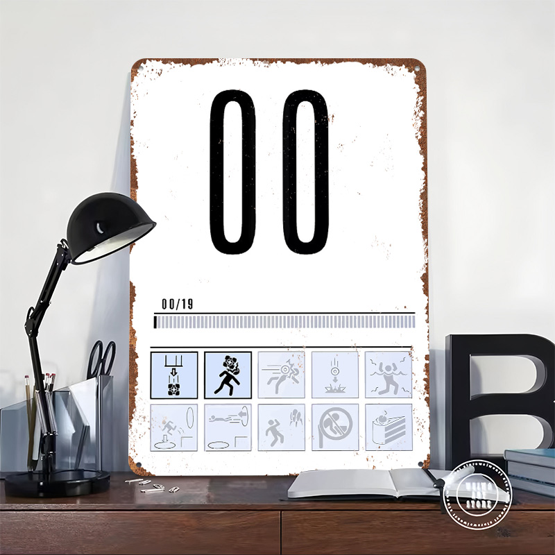 Portal 2 Challenge Mode Icons  – Retro Gaming Icons Bewertung und Preis