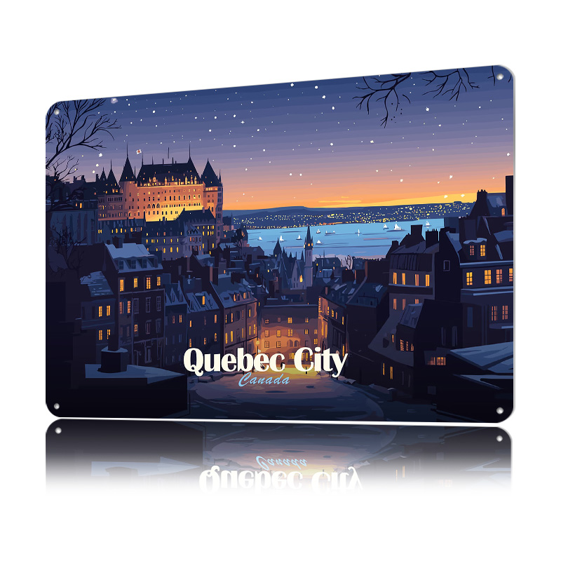 Quebec City bei Nacht, gedruck – Retro Gaming Quebec Bewertung und Preis