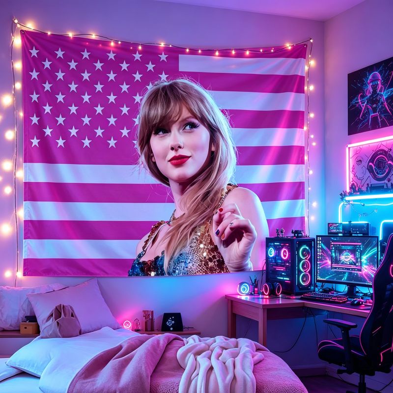 VIKAMA Wandteppich mit amerika – Retro Gaming Aesthetic Bewertung und Preis