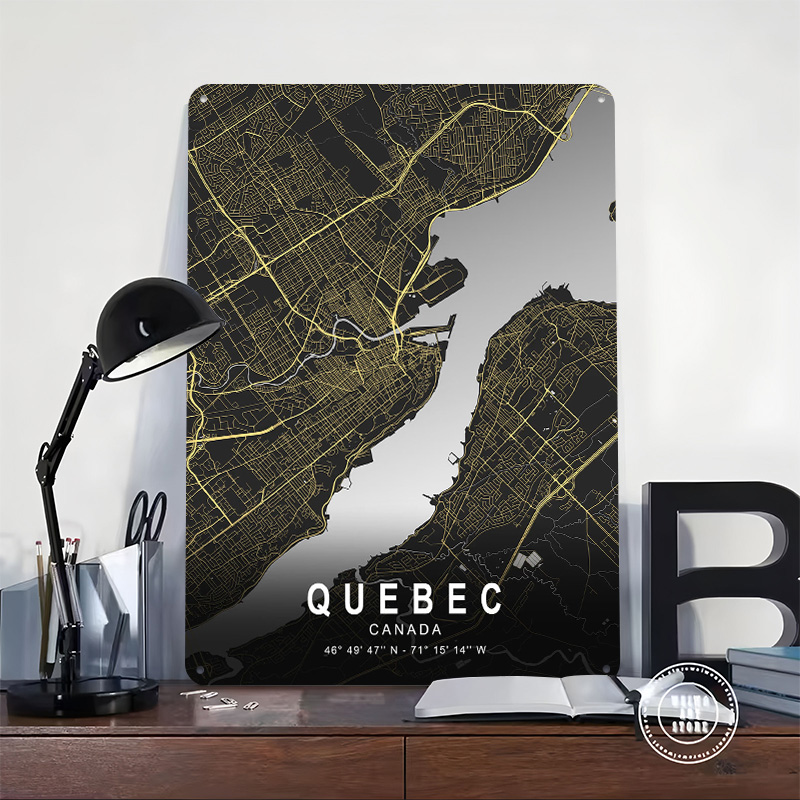 Quebec Silberne Stadtplan-Post – Retro Gaming Quebec Bewertung und Preis