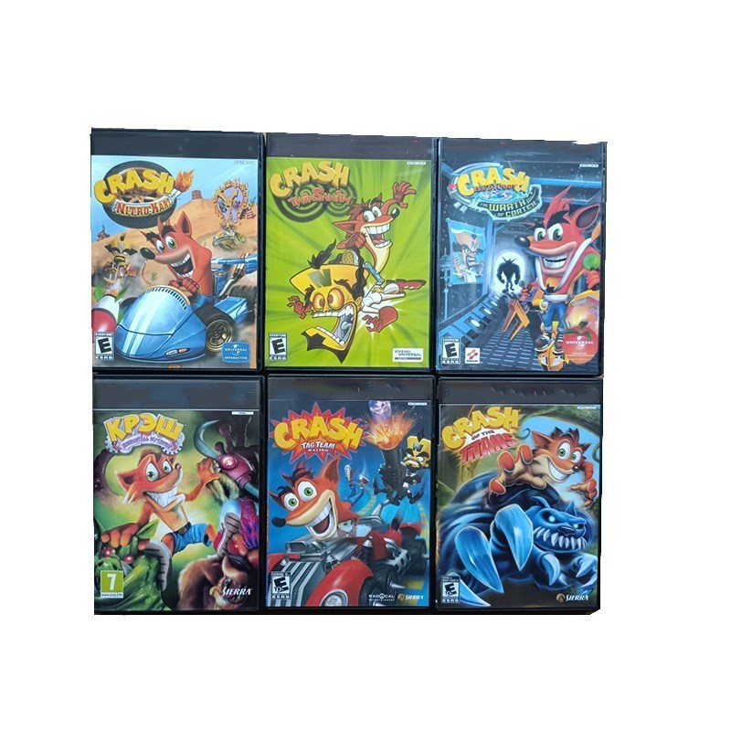 PS2 Kopie-Spiel-Disc Crash Ban – Retro Gaming Video Bewertung und Preis